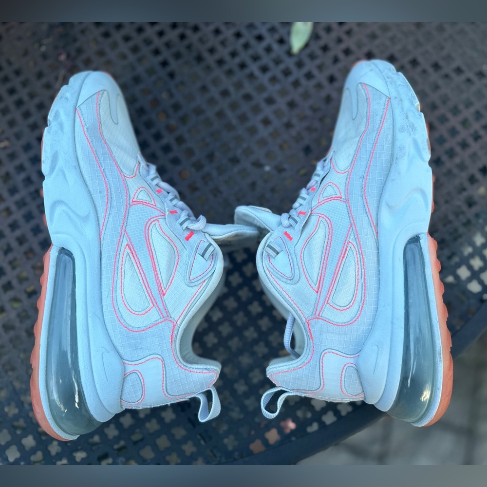 Nike Air Max 270 React SP: White/Flash Crimson - CQ6549-100